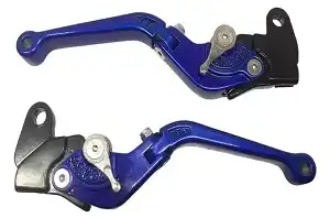 Manete Com Regulagem (Par) Ybr 125 (Lona/Azul)