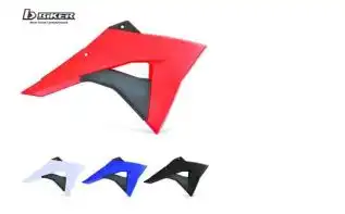 Aleta  Aba Tanque Biker (Par) Crf 230 08/18 Preto/ Vermelho (Réplica Importadas) ++