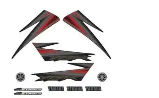 Jg De Faixas Ybr 125 05 (Preta)