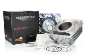 Cilindro Com Camisa Pistão/Aneis Cbx 250 Twister/Xr 250 Tornado (79Mmc/Junta) (Mod. 293Cc)