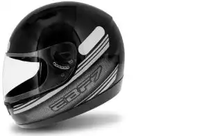 Capacete Ebf 7 (Brilho) Carbon Preto/Prata (58) ++