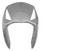 Carenagem Frontal (Bico) Pintado Biz 125 Prata 05/06/07