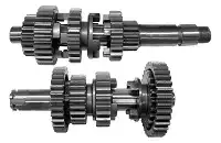 Eixo Cambio Completo (Prim/Secun) Cbx 250 Twiter/Xr 250 Tornado 01/08