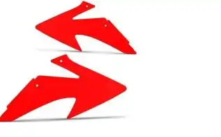 Aleta Aba Tanque Injetada (Par) Crf 230  Vermelha 08