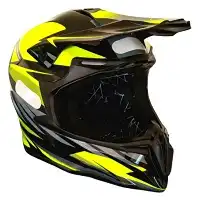 Capacete Ims (Brilho) Revo (Cross) Preto/Amarelo (60) ++