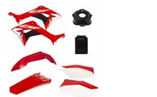 Kit Carenagem Amx Crf 250F (Vermelho/Branco Aces. Preto) ++