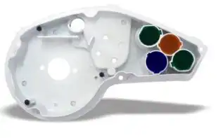 Carcaça Inf. Do Painel Nxr Bros 150 09/10 (Branca)