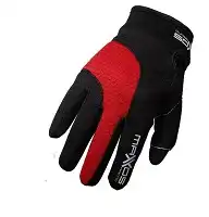 Luva Mattos Racing Spark Preto/Vermelha (Gg) ++