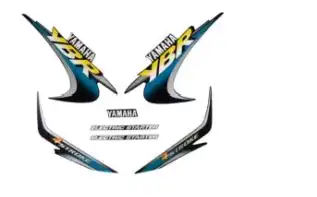 Jg De Faixas Ybr 125 01 (Verde)