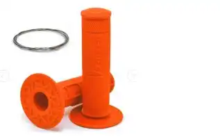 Manopla Biker Diamond Waffle (Laranja Neon) ++