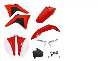 Kit Carenagem Amx Premium Crf 230 (Mod. Crf 250) (Vermelho/Branco) ++