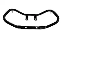 Alça Traseira Cromo Forte Titan 150 09/13/Fan 125/150 09/13 (Preta)