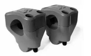 Alongador De Guidão 28Mm (Prata/Reforçado) ++