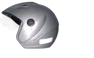 Capacete Ebf (Brilho) Thunder Open Prata (56) ++