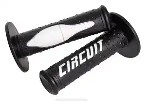 Manopla Circuit Electra Racing (Preta/Branca) ++