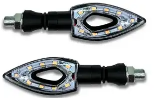 Pisca Led Flecha Universal (Cristal) (Par)