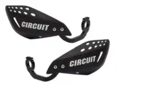 Protetor De Mão Circuit Nylon Vector (Preto Carbono/Branco) ++