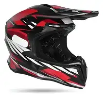 Capacete Ims (Brilho) Revo (Cross) Preto/Cinza/Vermelho (58) ++