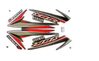 Jg De Faixas Ybr 125 04 (Vermelha)