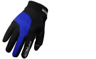 Luva Mattos Racing Spark Preto/Azul (Gg) ++