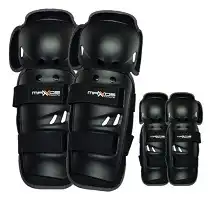 Kit Joelheira + Cotoveleira Mattos Racing Mx (Preta) ++
