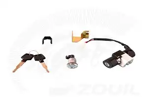 Chave Kit Ignição (C/Trava) De Banco Biz 125 06/08 (2 Pçs)