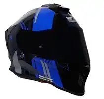 Capacete Origine (Brilho) Dinamo Preto/Azul (56) ++