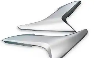 Tampa Lateral Pintada (Par) Titan 150 2009 (Prata Fosco 09/10)