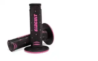 Manopla Circuit Jupiter Racing (Preta/Rosa Fluor) ++