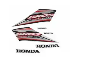 Jg De Faixas Nxr Bros 125 05 Es (Branca)