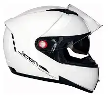 Capacete Peels Icon (Brilho) Classic (C/Oculos) Branco/Grafite (58) ++
