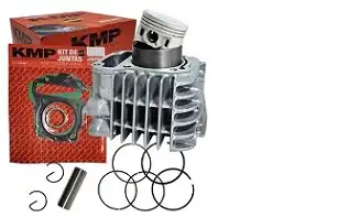 Cilindro Com Camisa Pistão/Aneis Biz 110I 16/24 (C/Junta Desc. Aneis)