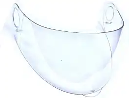 Viseira Capacete Ebf X Troy Ff 526 (2Mm/Cristal) ++