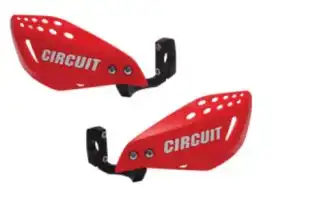 Protetor De Mão Circuit Nylon Vector (Vermelho/Branco) ++