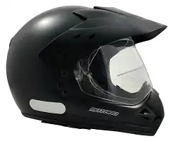 Capacete Ebf (Fosco) Motard Solid Preto Fosco (60) ++