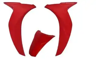 Carenagem Frontal (Bico) Pintado Biz 110 2018...(3 Pçs) Vermelho 2018