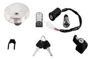 Chave Kit Ignição/Tampa Tanque (Completo) Titan 02/04/Fan 125...08