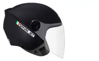 Capacete Ebf (Fosco) Spark Jet Solid Preto Fosco (Aberto) (60) ++ - 1009979