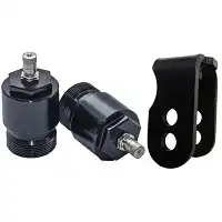 Alongador De Suspensão Diant. (C/Aliviador Ar + Traseiro) Crf 250F/Xr 250 Tornado/Xre 300 (Preto Anodizado) ++