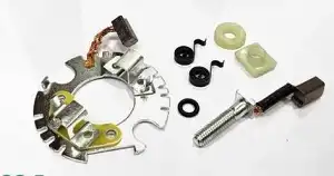 Escovas (C/Suporte) (P/Motor Partida Embus) Biz 125 Flex/Titan 150/Fan 125 09/Titan 160/Nxr Bros