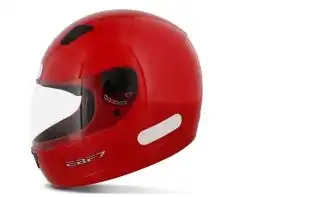 Capacete Ebf 7 (Brilho) New Solid Vermelho (58) ++