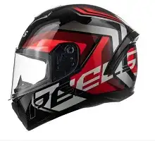 Capacete Peels Spike Ii (Brilho) Gtx Preto/Vermelho (60) ++