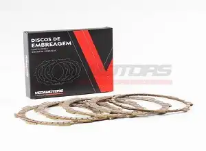Disco De Embreagem Cbx 200 Strada/Nx 200/Xr 200 (5Pçs)