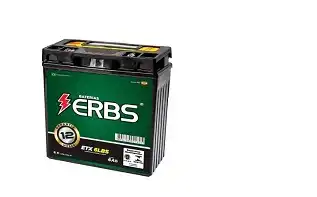 Bateria Erbs Etx 6Lbs Crypton 105/115/Ybr 125/Xtz 125 (12 Meses)