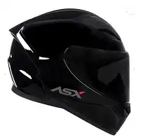 Capacete Asx City (Brilho) Solid Preto/Grafite (58) ++