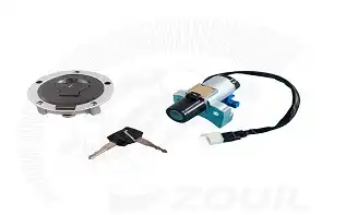 Chave Kit Ignição/Tampa Tanque Fan 125 16/18 Ks/Cargo Ks 16/Cargo 160 22 Es/Titan 160 Start 22 Es (2 Pçs)