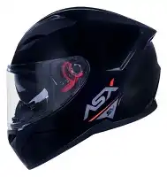 Capacete Asx City (Brilho) Sv Solid (C/Oculos) Preto/Grafite (60) ++
