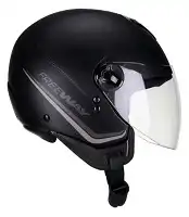 Capacete Peels Freeway (Fosco) Classic Preto Fosco (Aberto) (60) ++