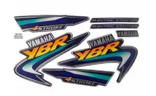 Jg De Faixas Ybr 125 03 (Azul)