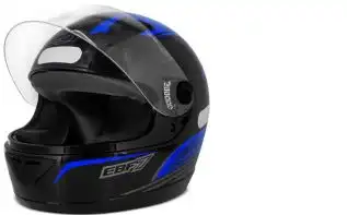 Capacete Ebf 7 (Brilho) Power Preto/Azul (58) ++ - 1011362